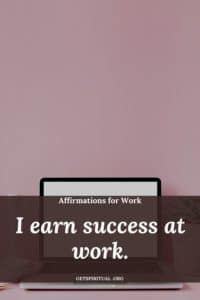 Affirmations for Work Card 2