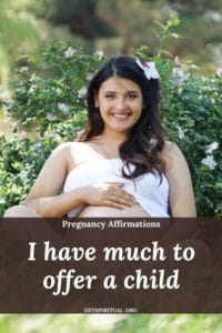 Pregnancy Affirmation 2
